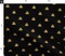 Napoleonic Bees French Gold Black Honeybee Antique Custom Printed Fabric by Spoonflower Various Fabrics by the Yard or Fat Quarter